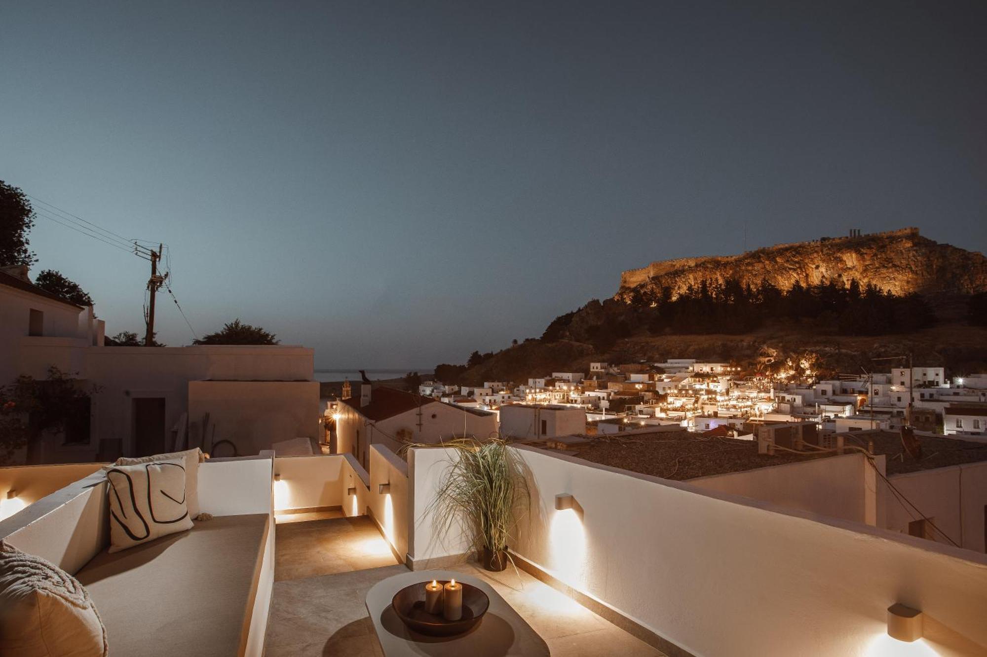 Noema Lindos - Athena Apartment Kültér fotó
