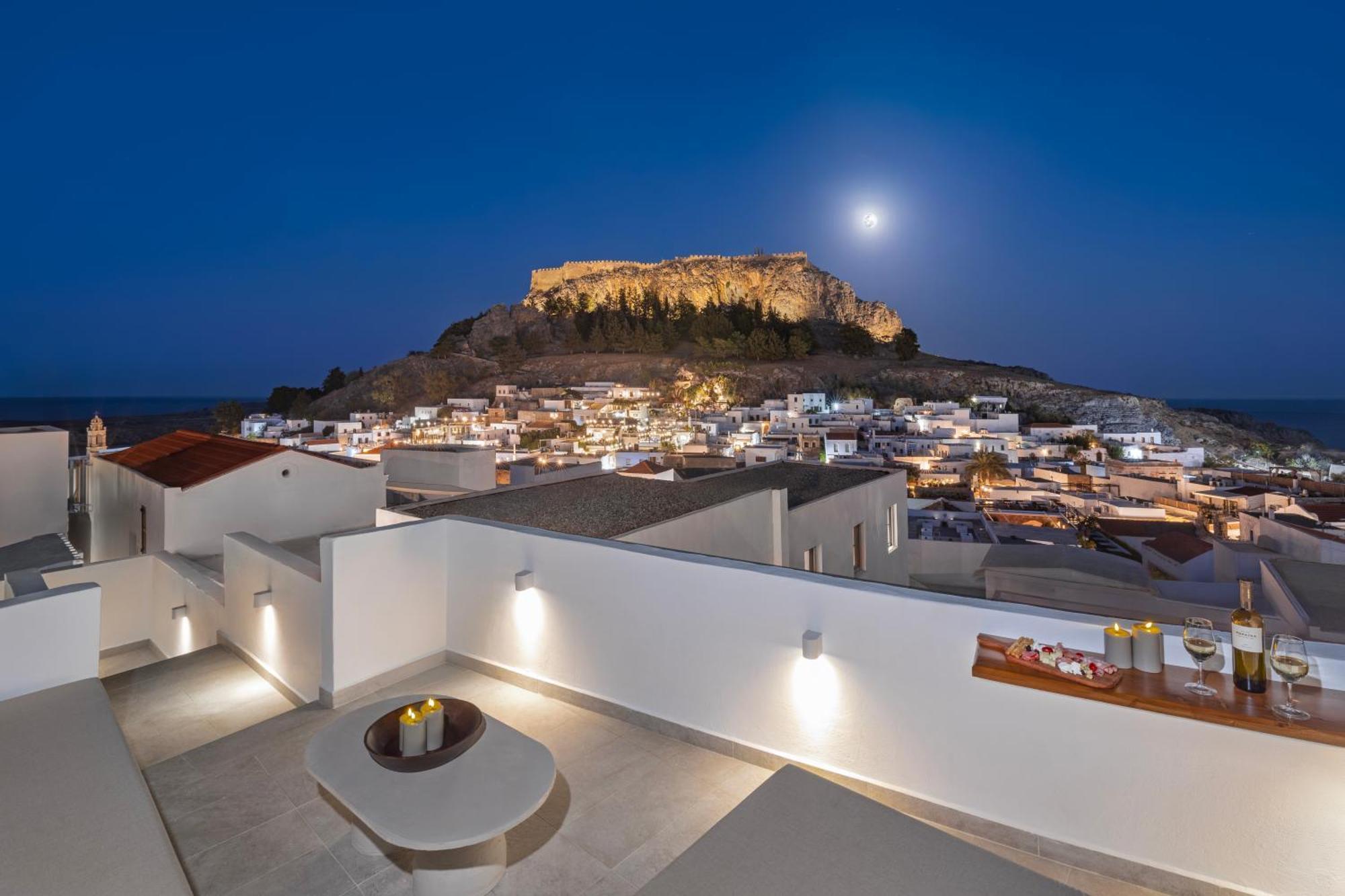 Noema Lindos - Athena Apartment Kültér fotó